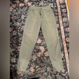 Denim Riders, sage green pant